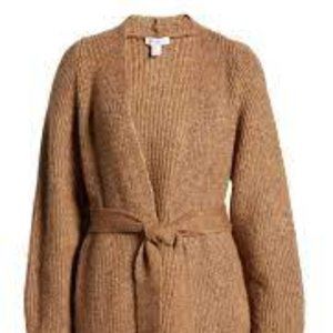 Topshop belted cardigan